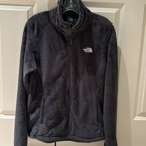North Face teddy zip up jacket